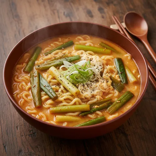 サリゴムタン 長ねぎユッケジャンラーメン