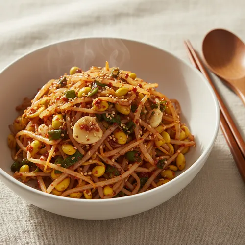 電子レンジ豆もやしの和え物