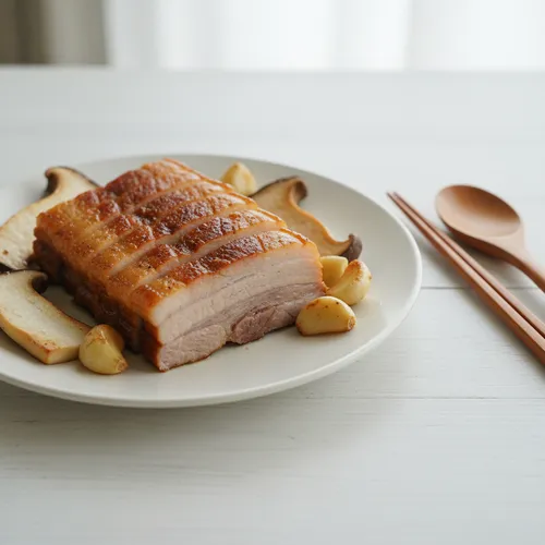 エアフライヤーオーブンで作る豚バラブロックの焼き物