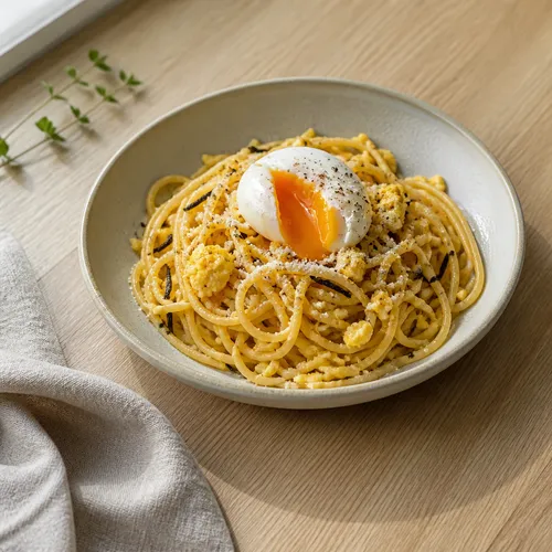 和風無限パスタ（醤油卵パスタ）