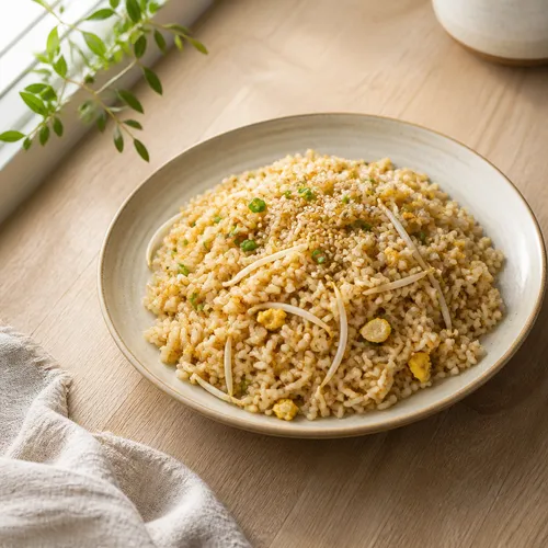 もやしと卵のチャーハン