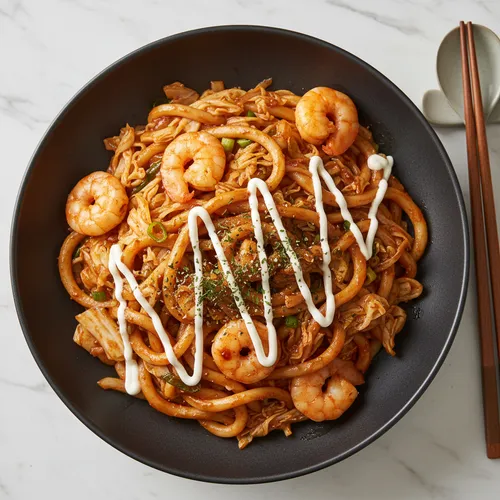 キャベツ焼きそばパスタ