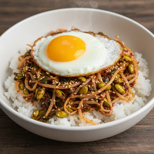 キム・ナヨンの超簡単 豆もやし丼