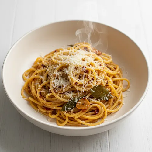 万能オイルを活用したアーリオ・オーリオパスタ