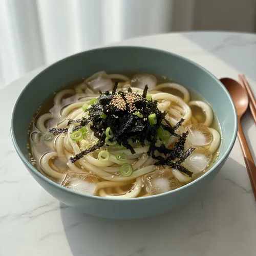 生麺うどんで作る冷たいうどん