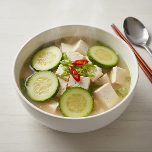 韓国かぼちゃと豆腐のスープ