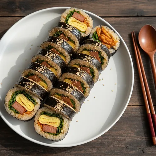 大食いのための秘密のキック！10人分スパムキンパ
