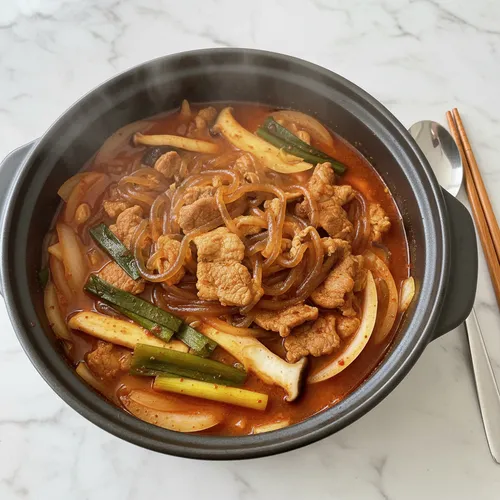돼지고기 당면찌개