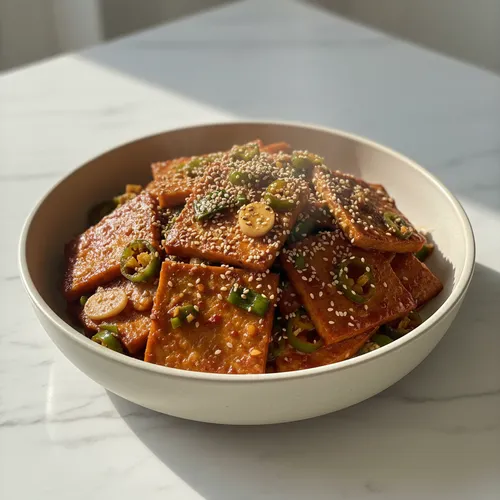 辛いさつま揚げの煮物
