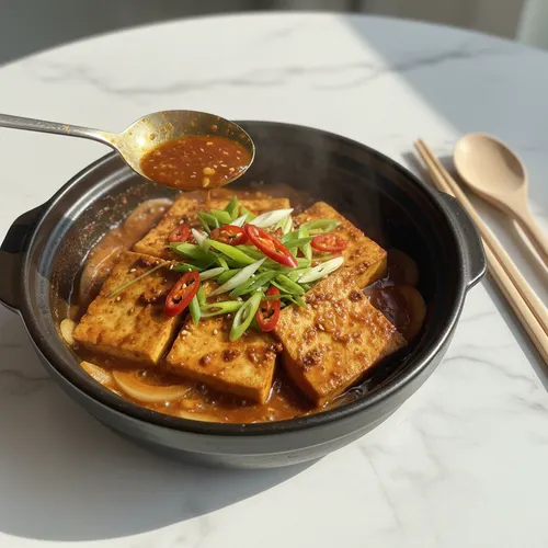 白飯屋風豆腐の煮物