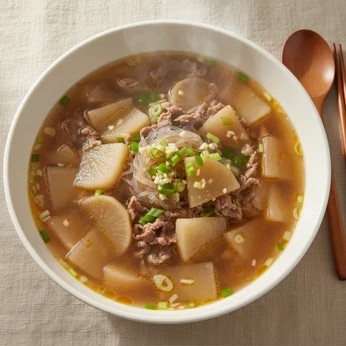 牛肉と大根のスープ