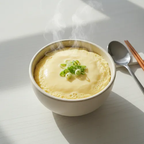 電子レンジで5分!ケランチム(韓国風茶碗蒸し)