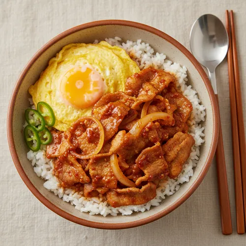 辛いサムギョプサル丼