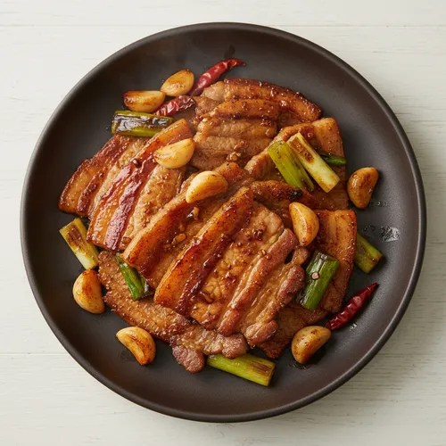 コチュジャン風味の豚バラ肉焼き