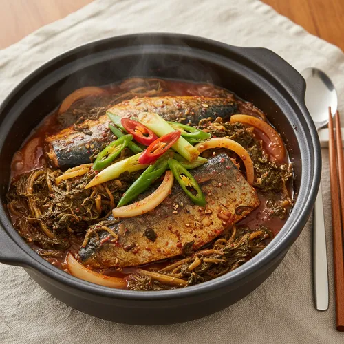 시래기 고등어조림