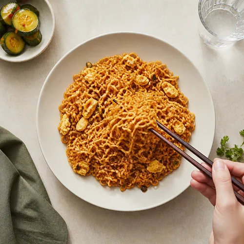 ペク・ジョンウォンの焼きラーメン