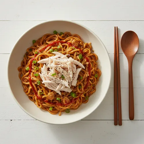 ピーナッツバタービビン麺
