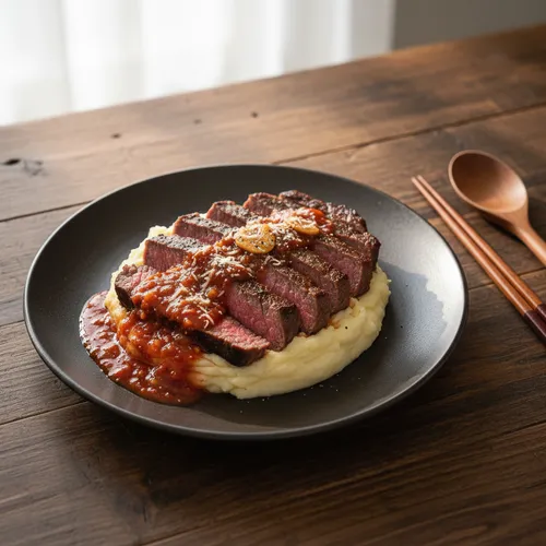 コチュジャンバターステーキ