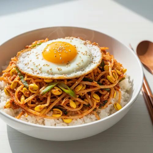매콤달콤 콩나물 비빔밥