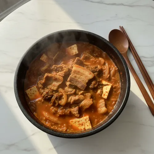 豚肉キムチチゲ