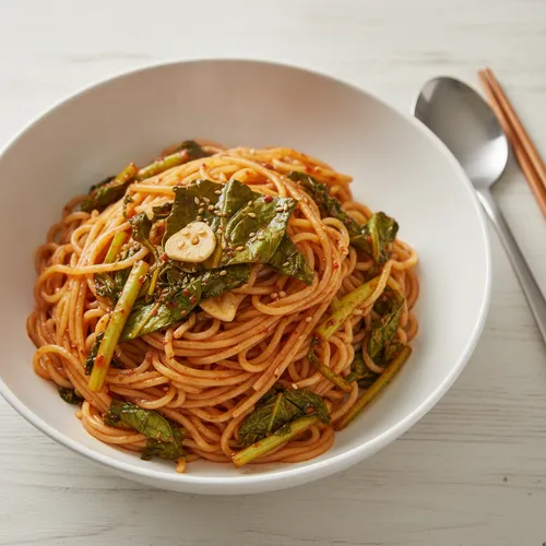 春白菜のビビン冷麺
