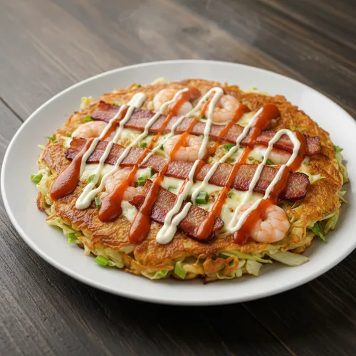ノー小麦粉プルダックお好み焼き