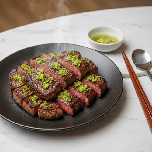 ユンナムノシェフのわさび牛肉焼き