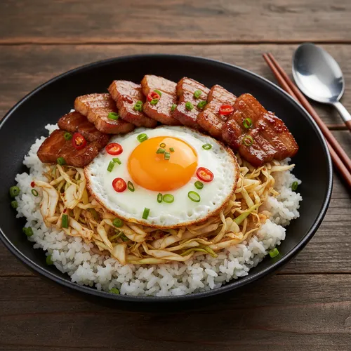 ソン・シギョンの豚バラ肉のっけご飯