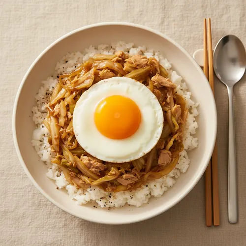 キャベツツナ丼