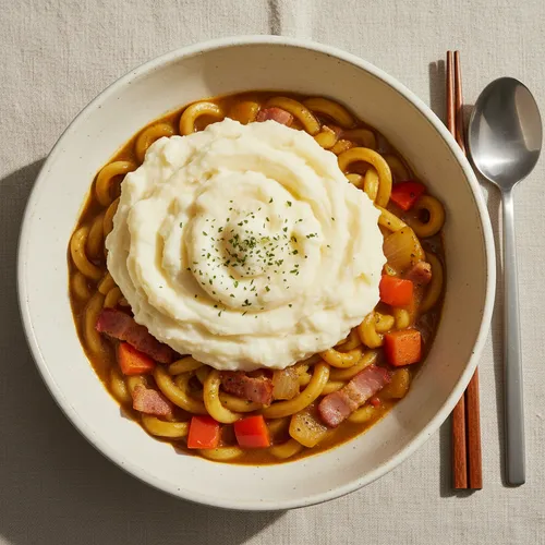 トッキジョンのクリームカレーうどん
