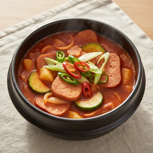 스팸 고추장찌개