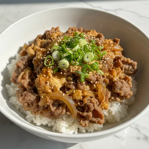 牛肉のっけご飯