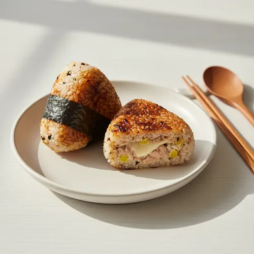 甘じょっぱいアッキーおにぎり 焼きツナおにぎり