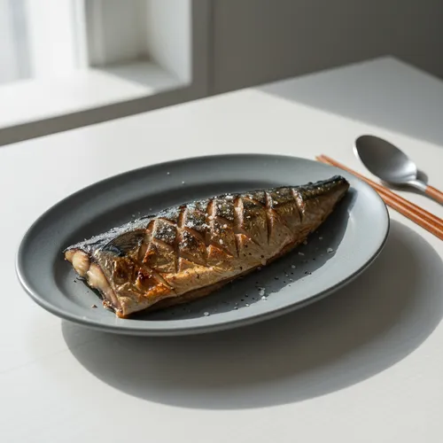 カンレオ式 外カリッ中しっとり さばの塩焼き