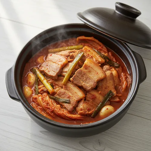 류수영 돼지김치찜