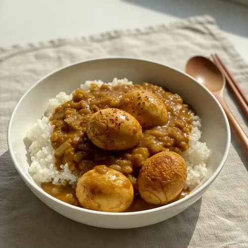 パク・ソルミ風 超簡単焼き卵カレー
