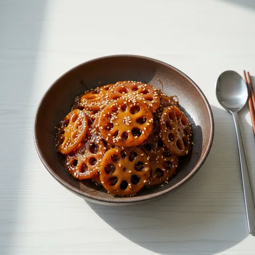 정과처럼 쫀득쫀득한 연근조림