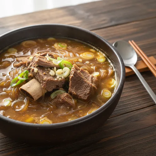 冷凍牛肉で作る濃厚カルビタン