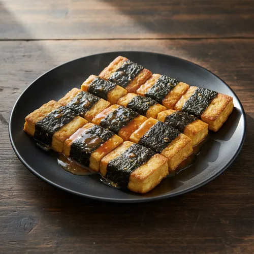 キムチーズ豆腐の焼き