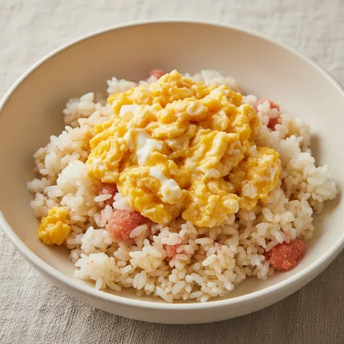 明太子卵かけご飯