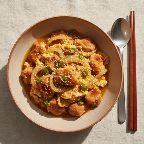 부드러운 일본식 닭고기 조림!