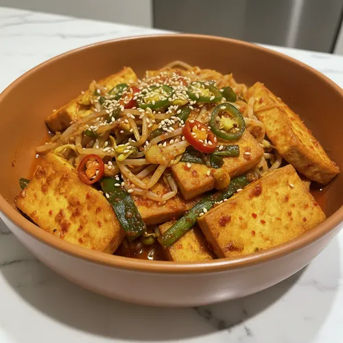 スジュク豆腐の煮物