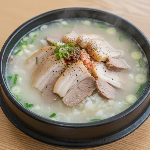 豚骨スープご飯