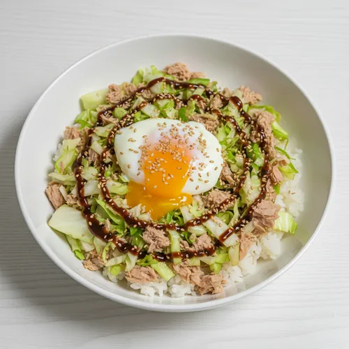 ダイエットキャベツツナ丼
