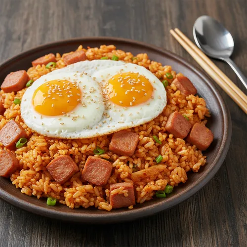 スパムキムチチャーハン