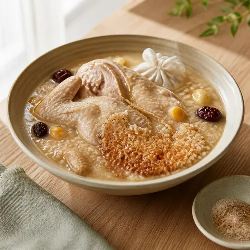 お店でも教えてくれないおこげの鶏白湯スープ