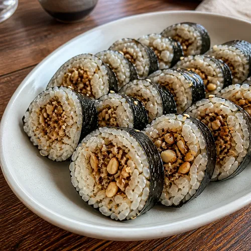 ナッツと煮干しのキンパ