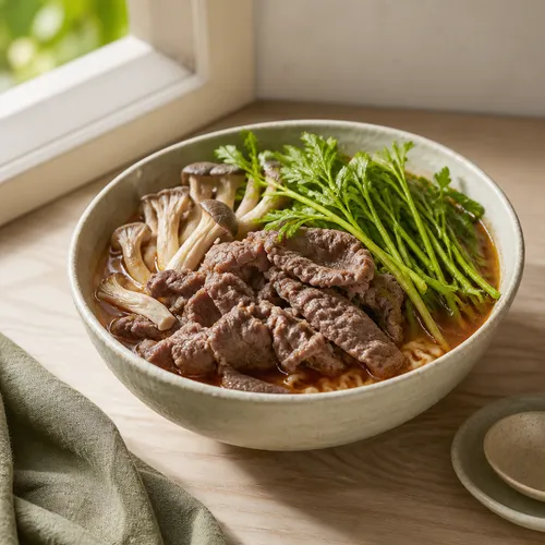 カップラーメンで作る トンチョン シャブカルグクス
