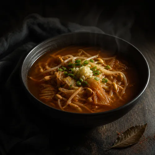キムチ豆もやしスープ