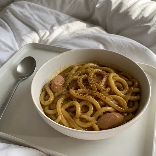 5分でできるカレーうどん